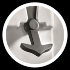 Durable rubber latches